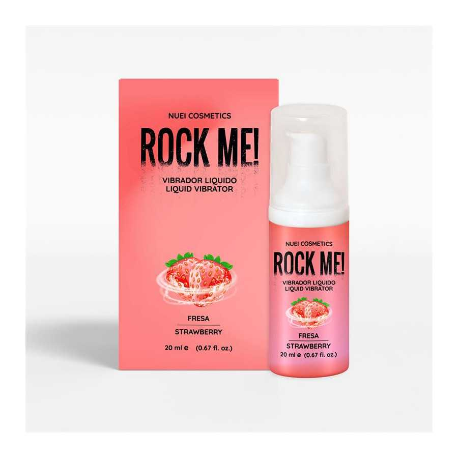 Rock Me Vibrador Liquido Fresa 20 ml