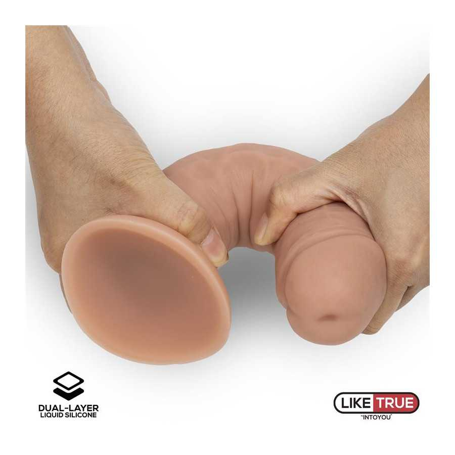 Dildo Realista Silicona Liquida Dual Layer 825