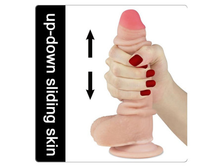 Dildo con Piel Retractil 7 Natural