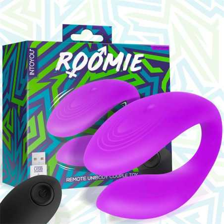 Roomie Vibrador para Parejas Silicona Liquida Unibody Control Remoto USB