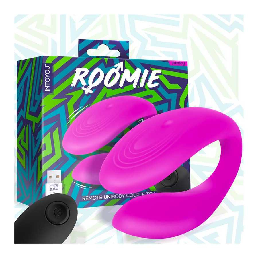 Roomie Vibrador para Parejas Silicona Liquida Unibody Control Remoto USB