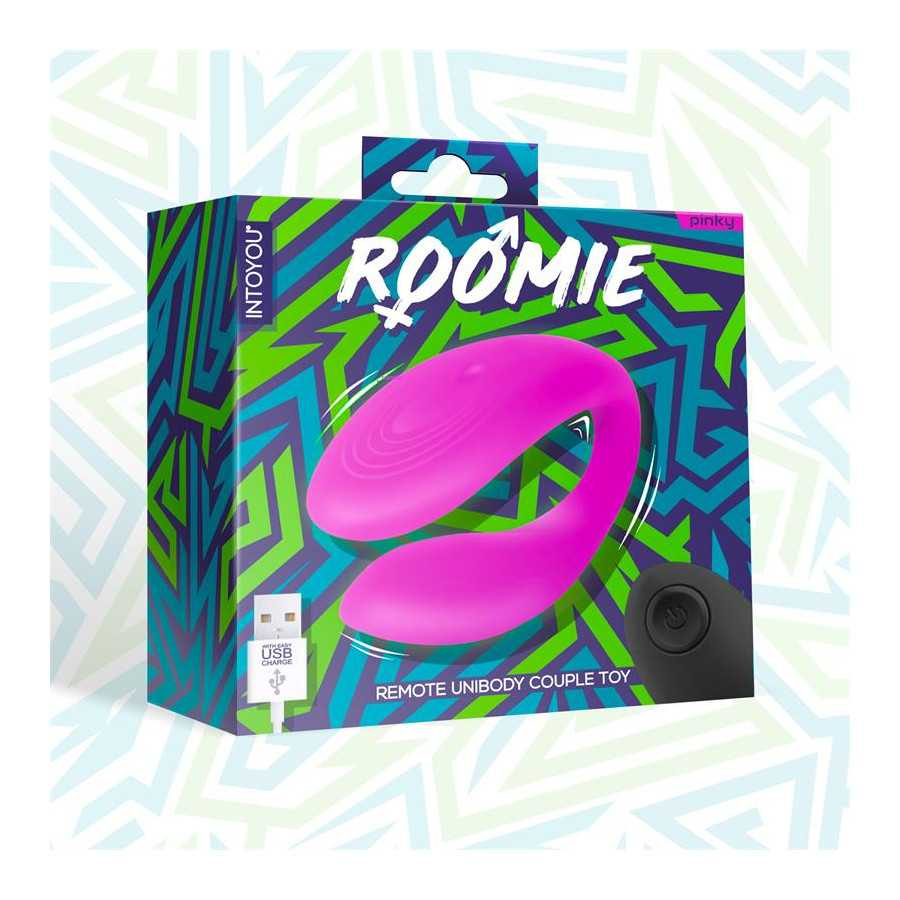 Roomie Vibrador para Parejas Silicona Liquida Unibody Control Remoto USB