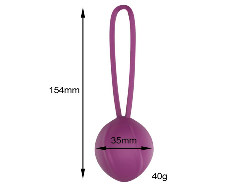 Leigh Bola Kegel Silicona Purpura