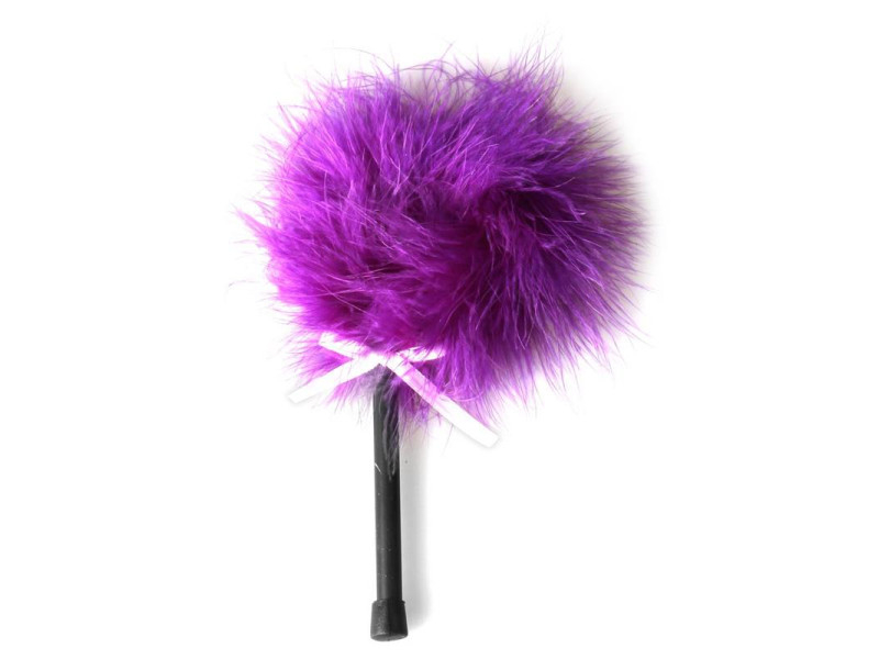 Plumero con Marabu Morado