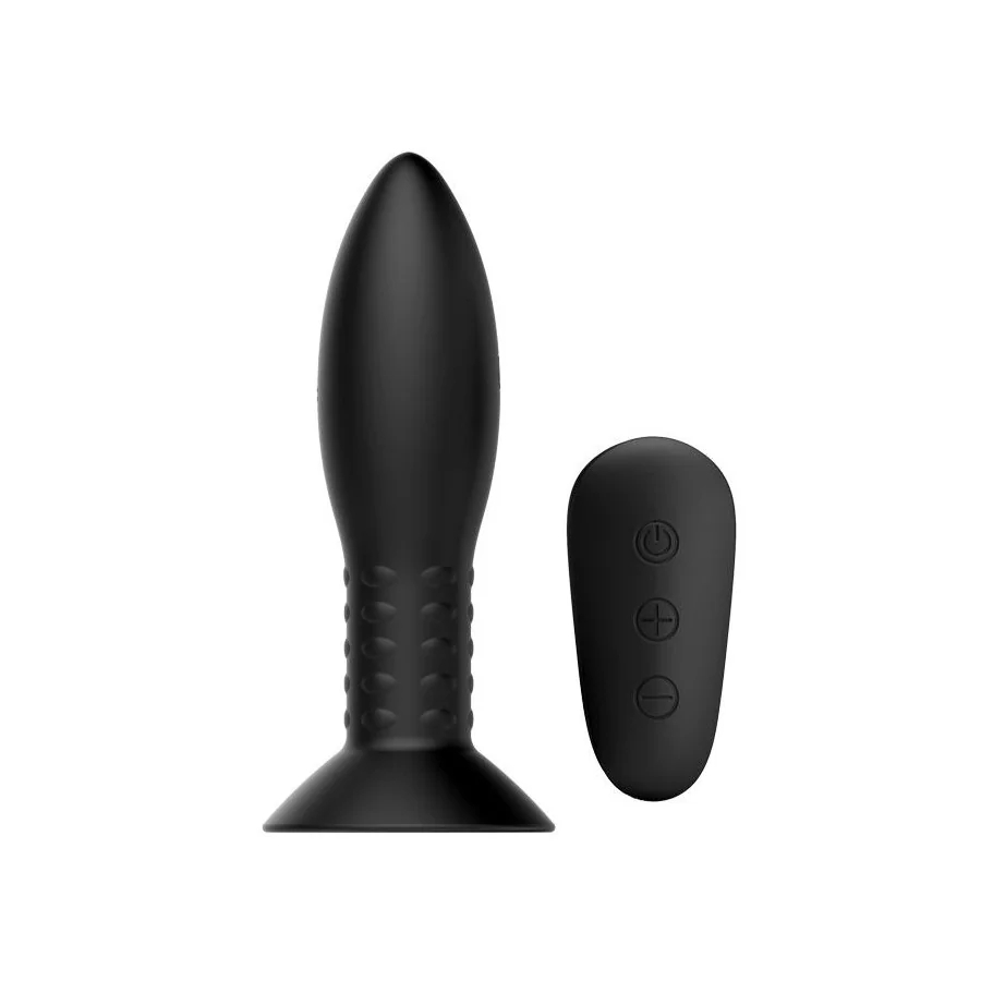 Plug Anal Inflable con Vibracion y Rotacion Control Remoto Mr Play