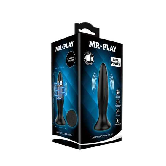 Mr Play Vibrating Anal Plug USB Silicone Clave 50