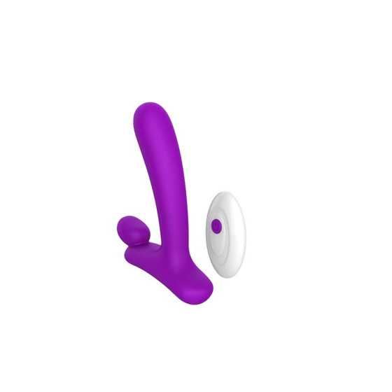 Horny Hunter Plug Anal con Vibracion y Control Remoto Silicona Liquida USB