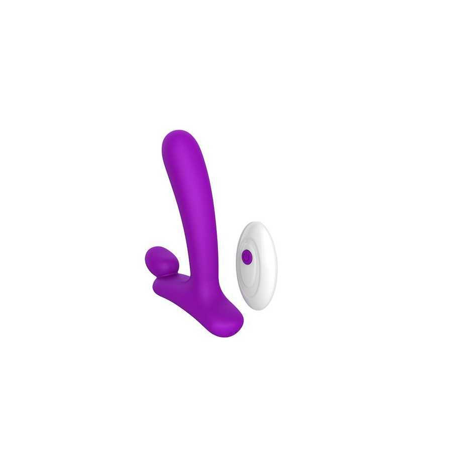 Horny Hunter Plug Anal con Vibracion y Control Remoto Silicona Liquida USB