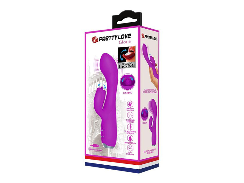 Gloria Vibrador con Lengua USB