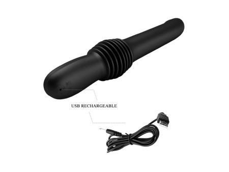 Pazuzu Vibrador con Thrusting USB Silicona