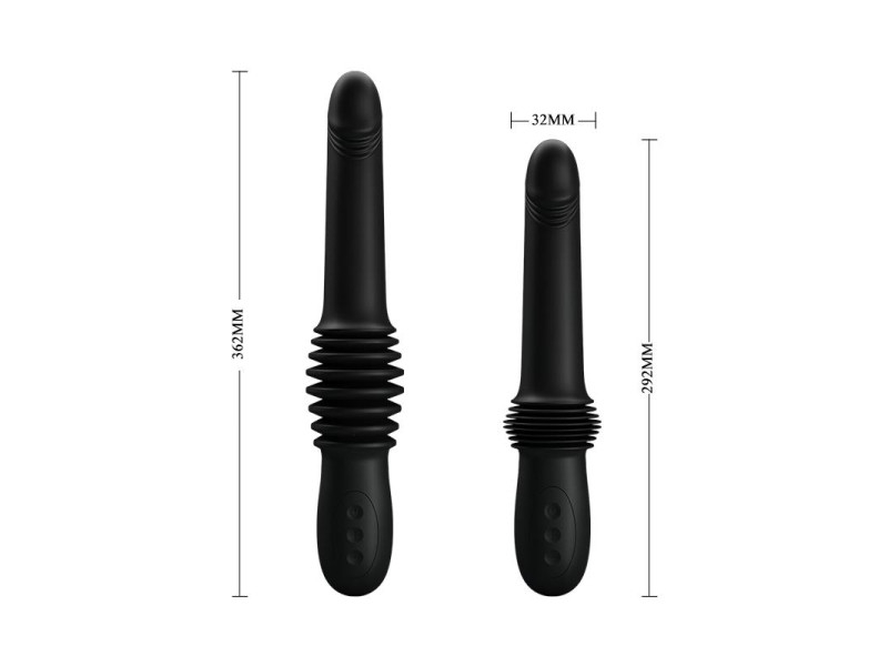 Pazuzu Vibrador con Thrusting USB Silicona