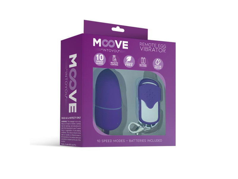 Huevo Vibrador con Control Remoto Mini Purpura