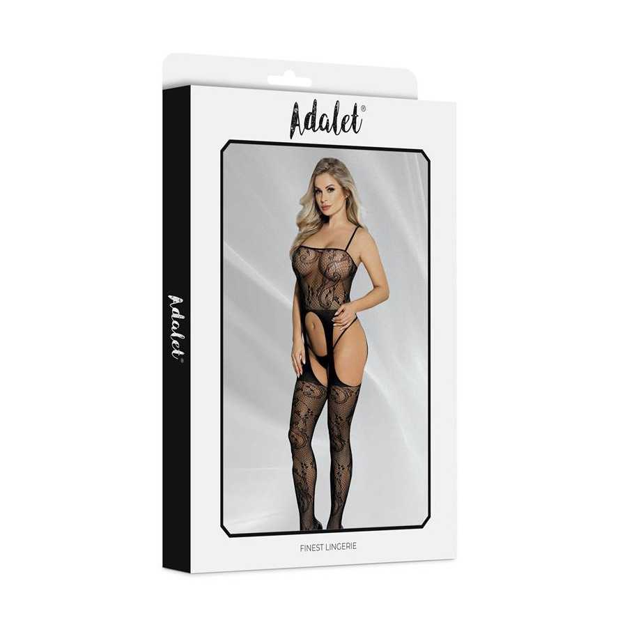 Lilly Bodystocking con Liguero Abierto