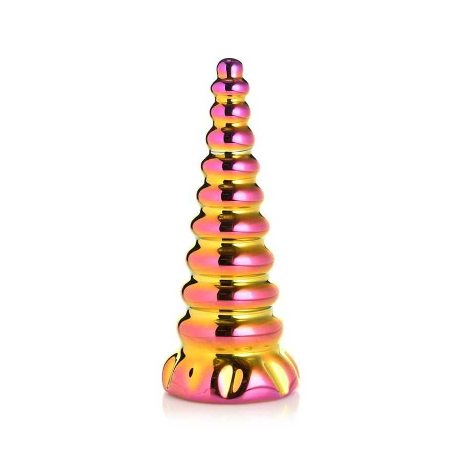 Dildo de Vidro de Borosilicato Twilinght Rainbow