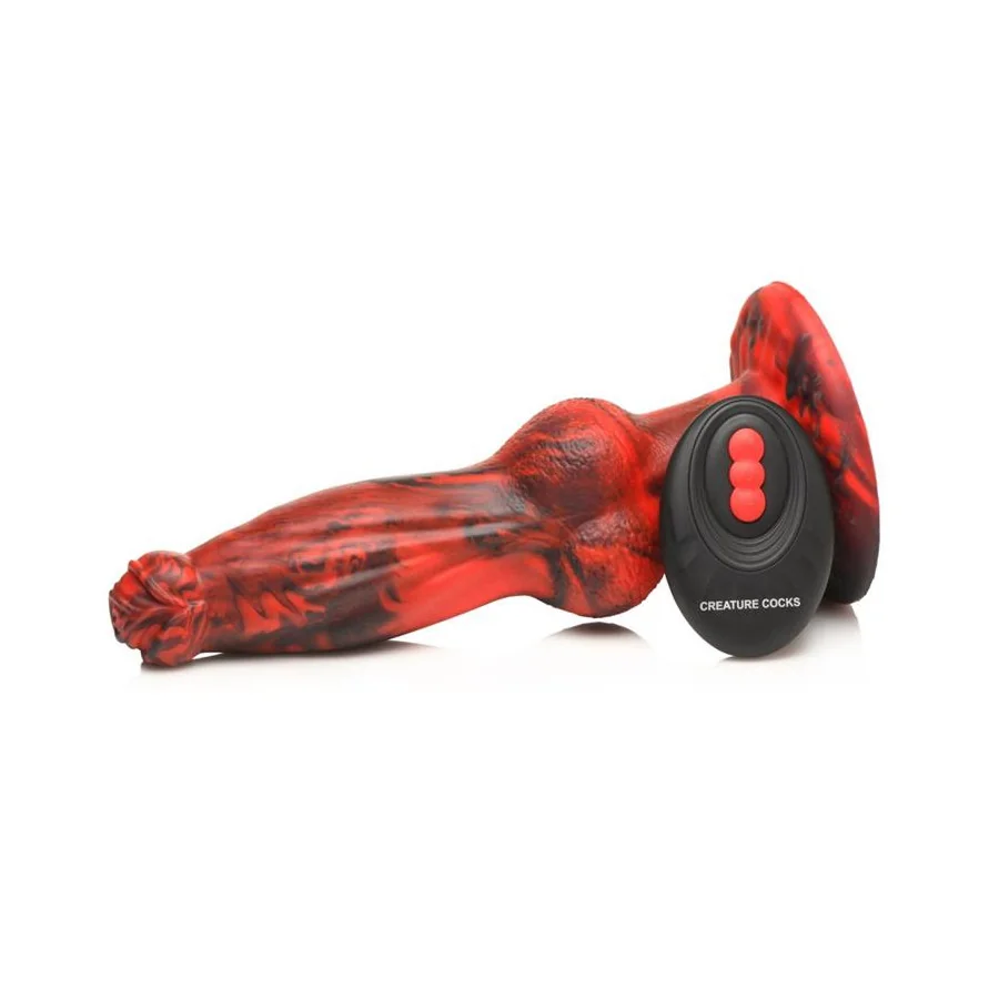 Dildo con Vibracion y Thrusting Hel Wolf