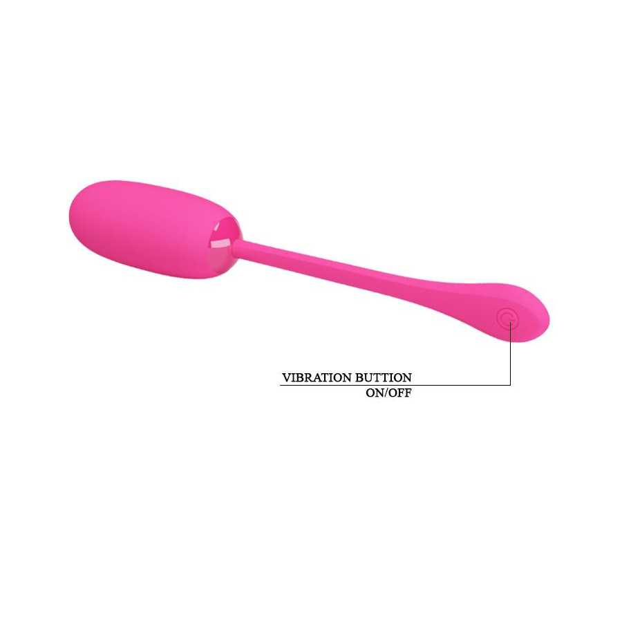 Huevo Vibrador Julius USB Silicona Rosa