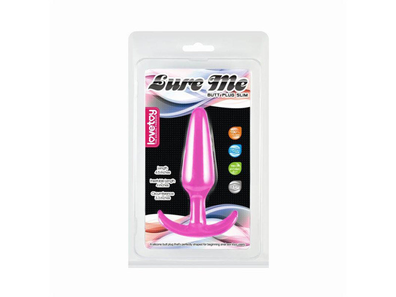 Plug Anal Lure Me Talla S Rosa
