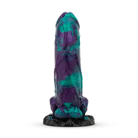 Dildo Dragonfly Purpura y Verde 226 cm 89