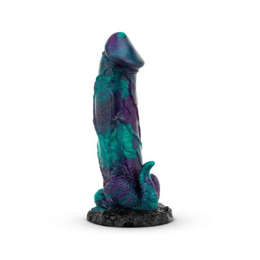 Dildo Dragonfly Purpura y Verde 226 cm 89