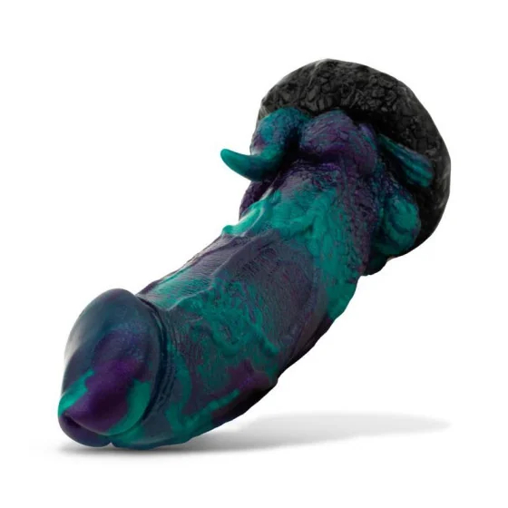 Dildo Dragonfly Purpura y Verde 226 cm 89