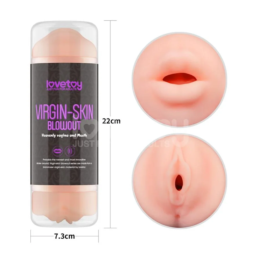 Masturbador Masculino Virgin skin Vagina y Boca