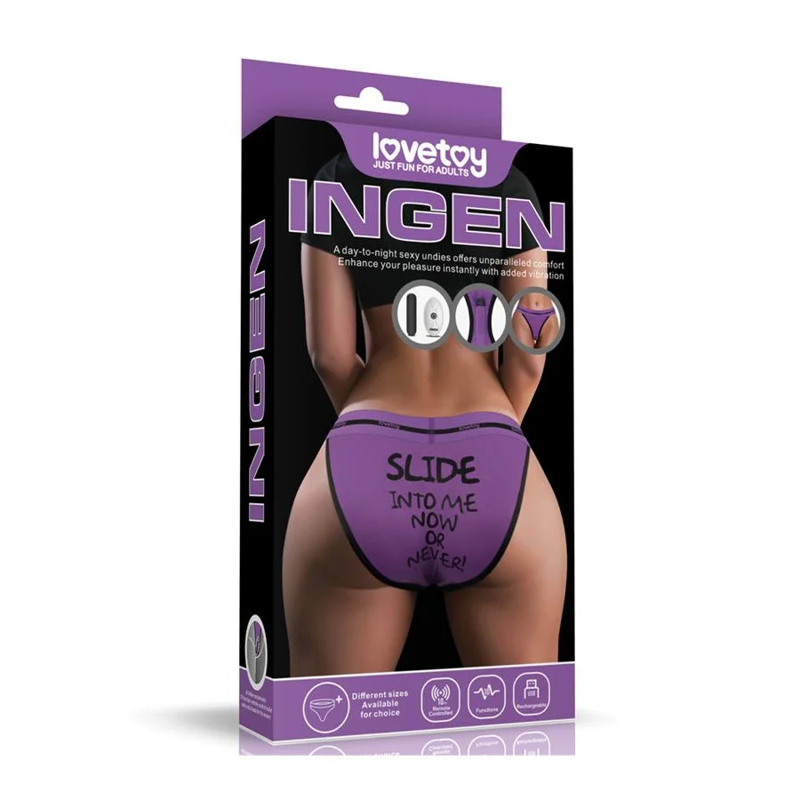 Braguitas con Vibracion Printed Panties 34 38