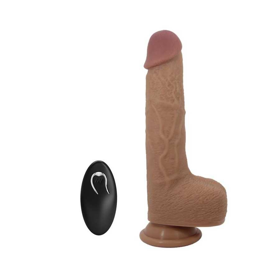 Tommy Dildo Realista con Vibracion y Thrusting con Contorl Remoto