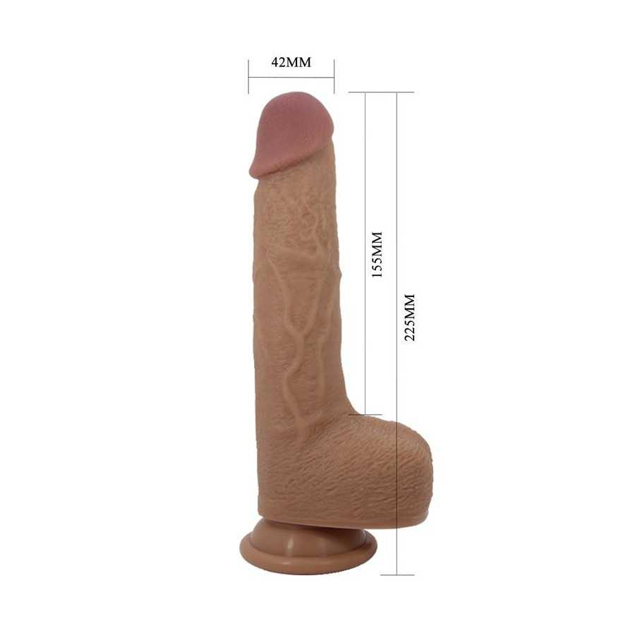 Tommy Dildo Realista con Vibracion y Thrusting con Contorl Remoto