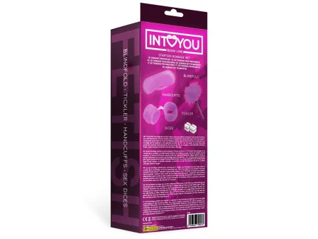 Set de Bondage para Principiantes Starters 4 Piezas Purpura