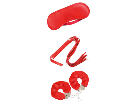 Set de Bondage para Principiantes Beginners 3 Piezas Rojo