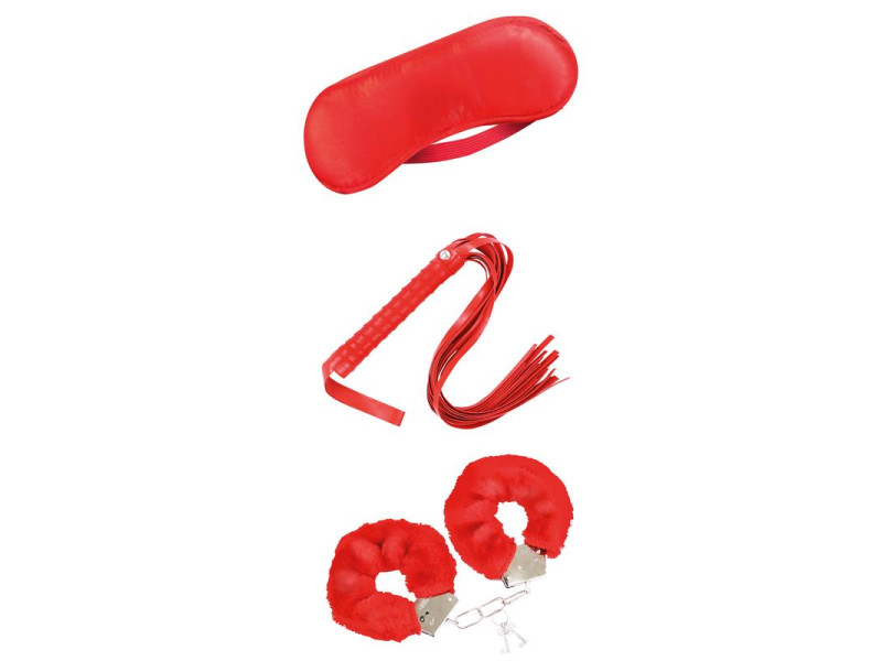 Set de Bondage para Principiantes Beginners 3 Piezas Rojo