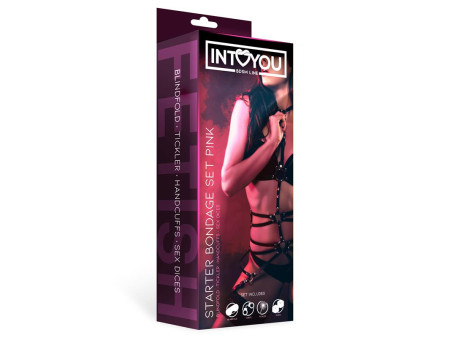 Kit de Bondage para Principiantes Starters 4 Piezas Rosa
