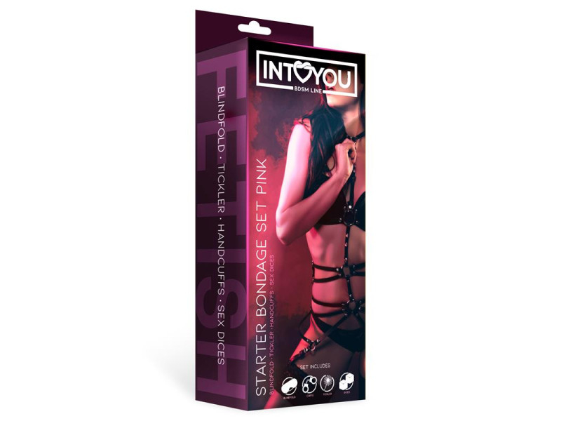 Kit de Bondage para Principiantes Starters 4 Piezas Rosa