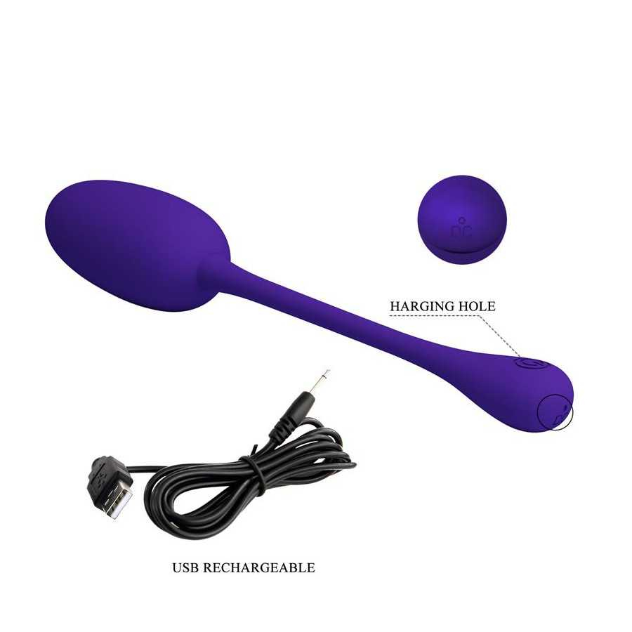 Knucker Huevo Vibrador Purpura