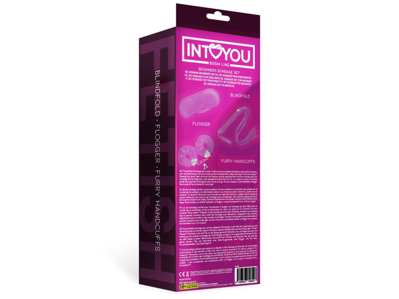 Set de Bondage para Principiantes Beginners 3 Piezas Purpura