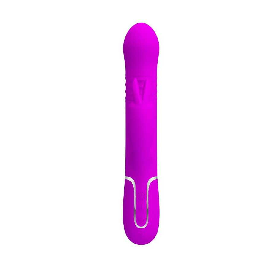 Coale Vibrador con Bolas Rotatorias y Up and Down USB