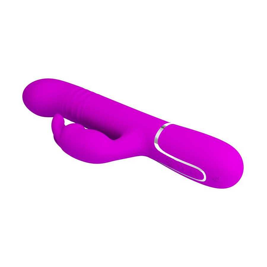 Coale Vibrador con Bolas Rotatorias y Up and Down USB