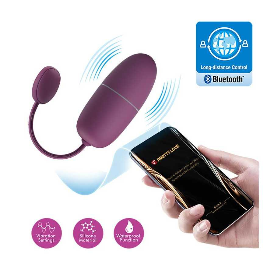 Nymph Huevo Vibrador con APP