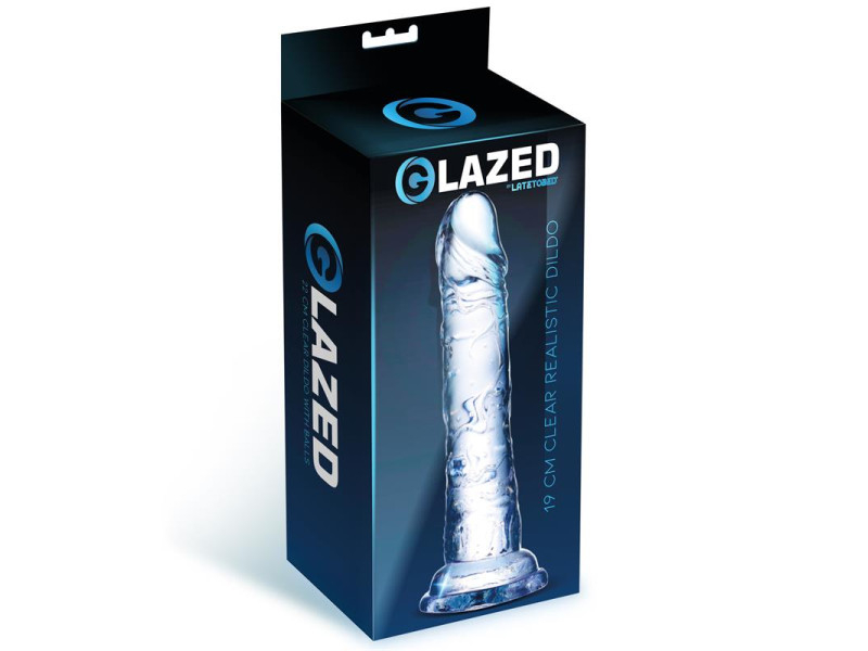 Dildo Realista Material Cristalino 19 cm