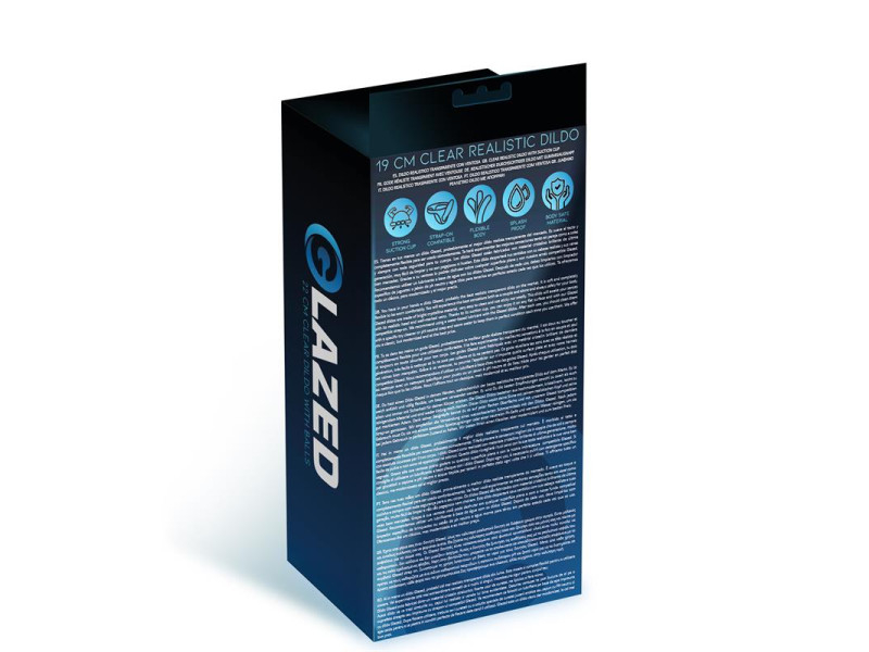 Dildo Realista Material Cristalino 19 cm