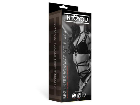 Set de Bondage para Principiantes Beginners 3 Piezas Negro