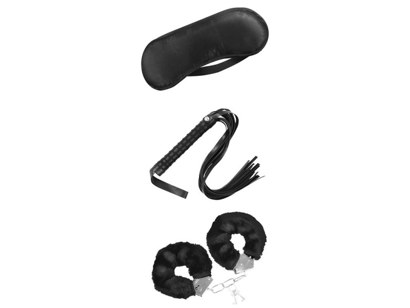 Set de Bondage para Principiantes Beginners 3 Piezas Negro