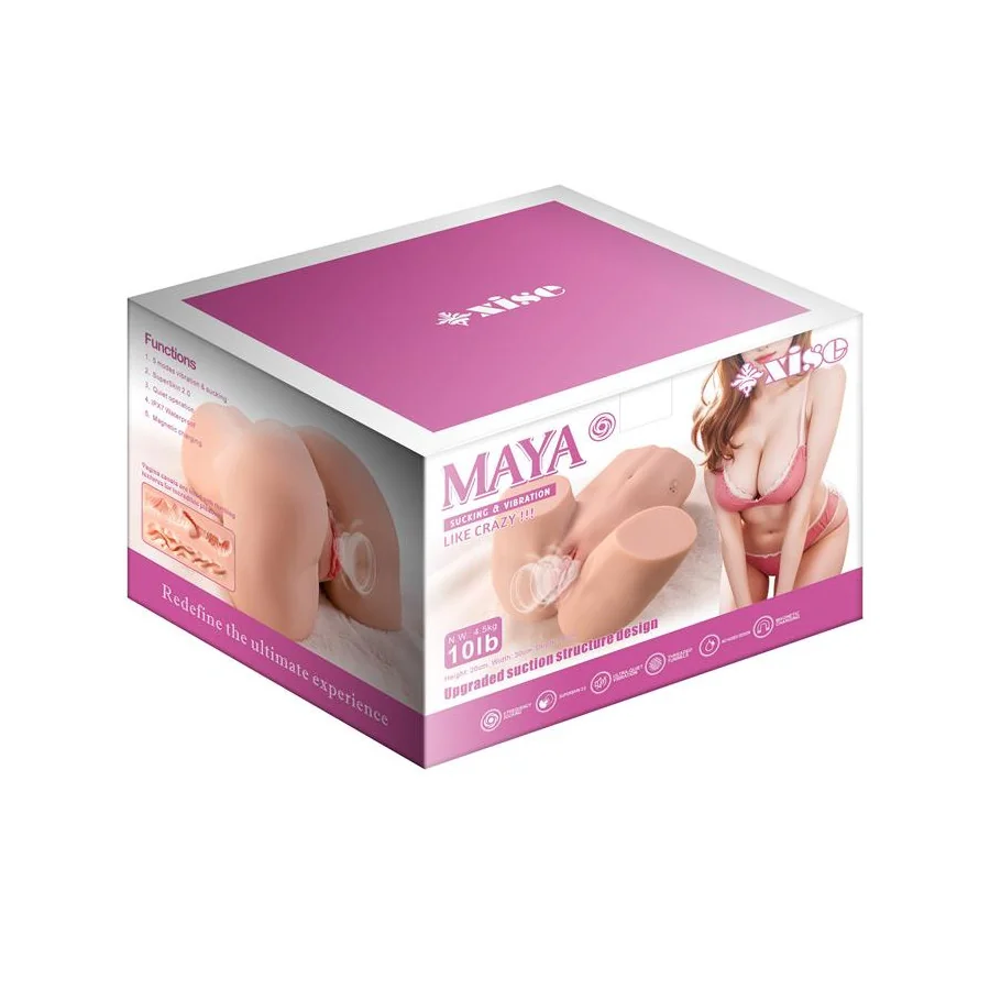 Masturbador Torso Maya con Vibracion y Sucking 45 kg