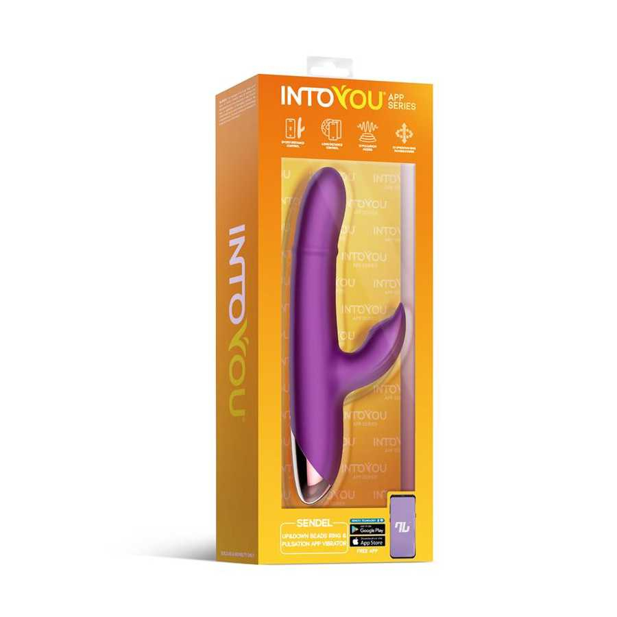 Sendel Vibrador con Anillo de Bolas Internas Up and Down y Pulsacion con App