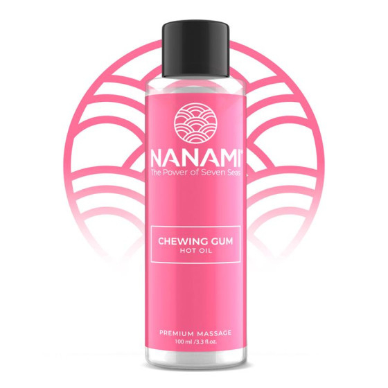 Nanami Aceite de Masaje Efecto Calor Hot Oil Aroma Chicle 100ml