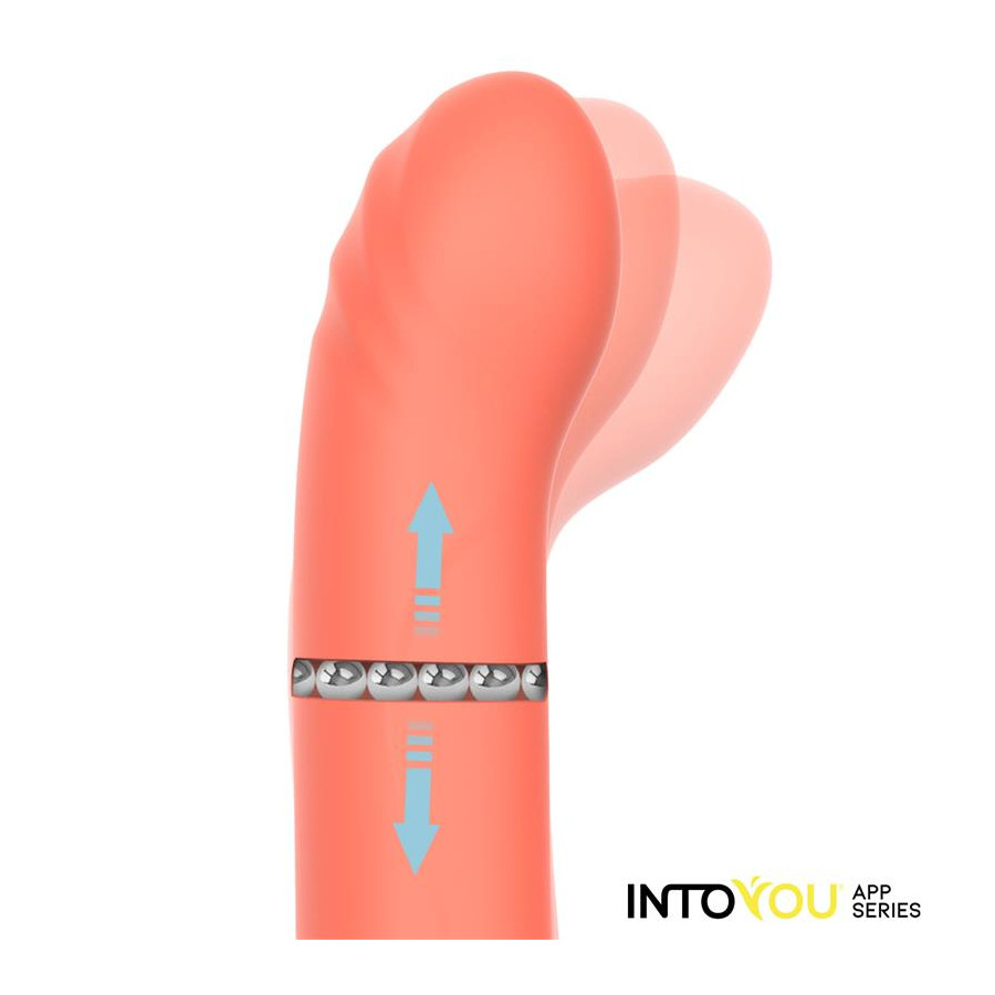 Mindy Vibrador con Anillo de Bolas Up and Down Finger y Pulsacion con APP