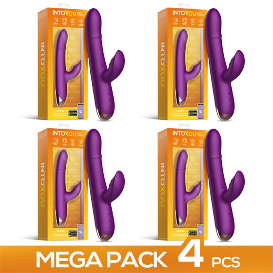 Pack de 4 Sendel Vibrador con Anillo de Bolas Up and Down y Pulsacion con APP