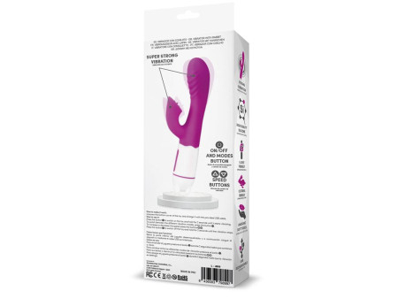 Billy Vibrador USB 36 Funciones Silicona Purpura