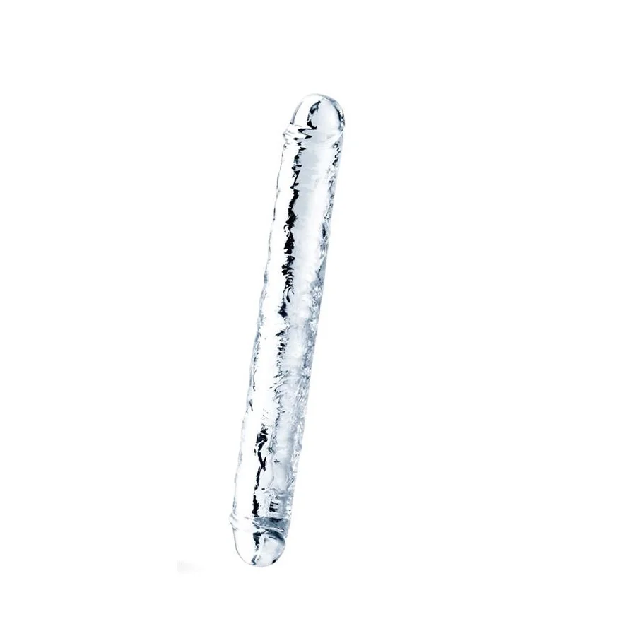 Dildo Doble Flawless Clear 12 Transparente Dildo Doble Flawless Clear 12 Transparente