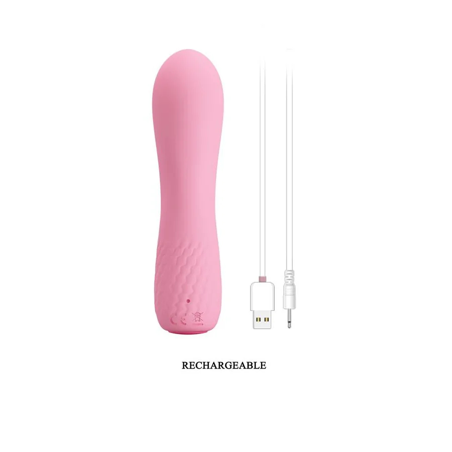 Alice Vibrador 12 funciones Rosa Claro